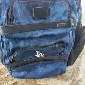 TUMI Blue and Black Los Angeles Dodgers backpack Men's Backpack